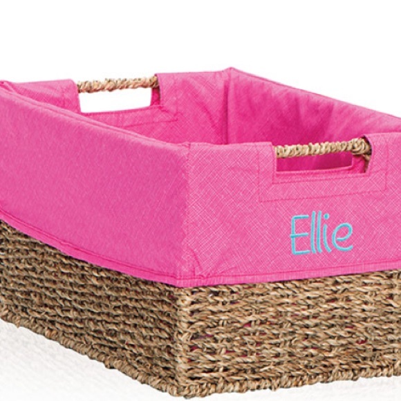 Cloth lined basket - Picture 3 of 3