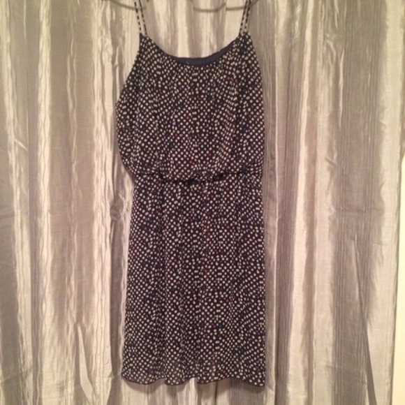Polka dot chiffon dress - Picture 1 of 3