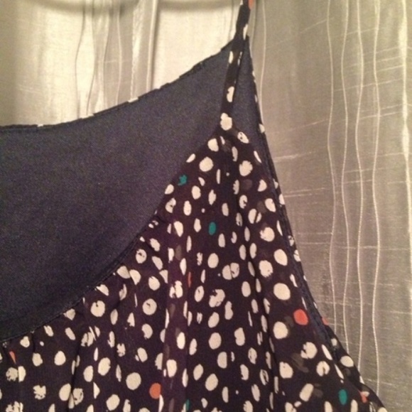 Polka dot chiffon dress - Picture 2 of 3