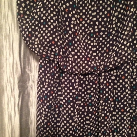 Polka dot chiffon dress - Picture 3 of 3