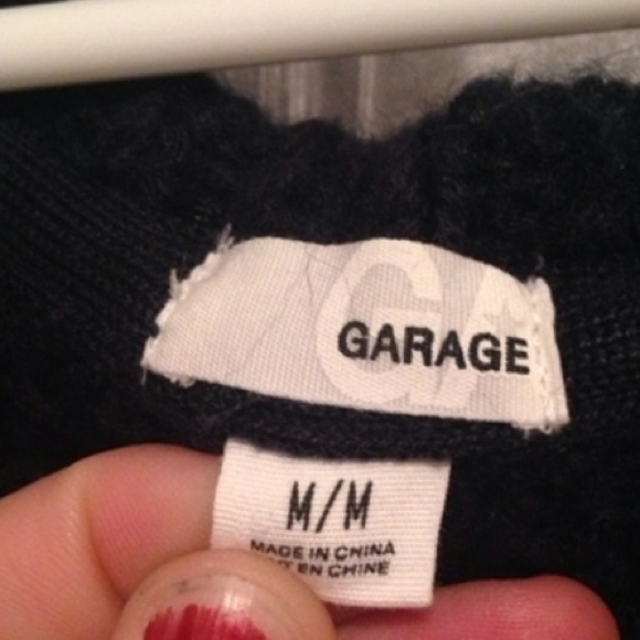 Garage dark blue sequin sweater - Picture 3 of 3