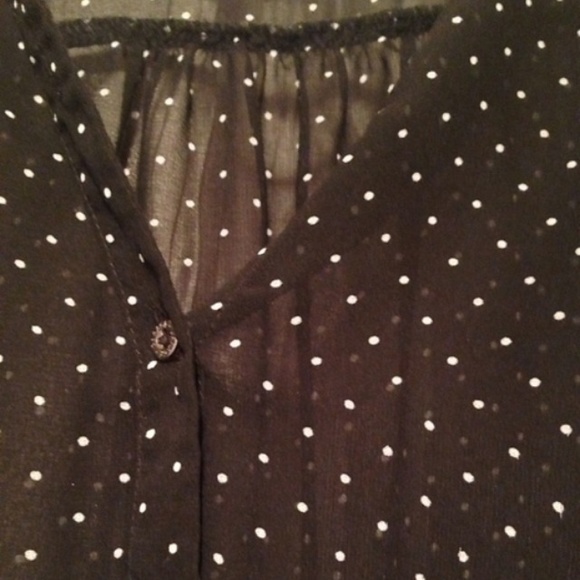 Garage chiffon polka dot blouse - Picture 2 of 3