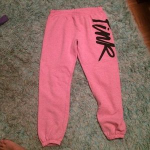 Love pink sweatpants