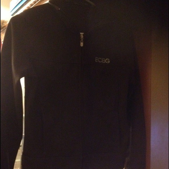 Chocolate brown BCBG zip up Jacket