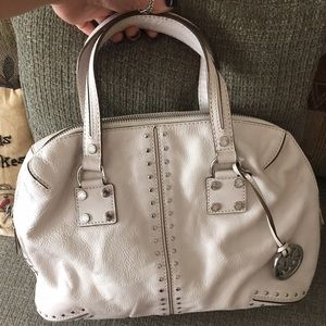 White Leather MICHAEL Kors purse