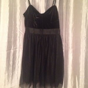 Black bustier ballerina dress from garage