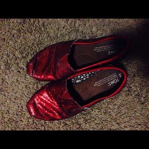 Sparkly Red Toms