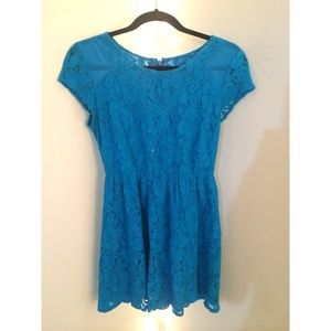❌sold❌ Electric Blue Lace Dress