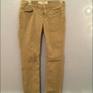 Tan skinny pants