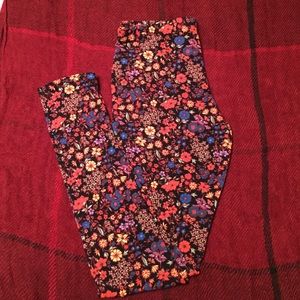 Flower leggings.