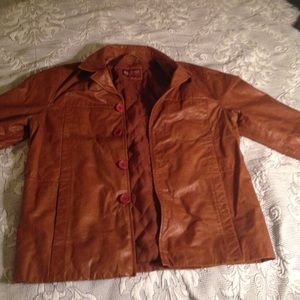 Wilson leather jacket brown size medium.