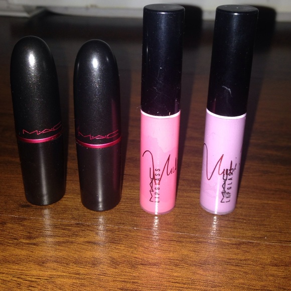 MAC Viva Glam Nicki 1 & 2 lipstick and lipglass