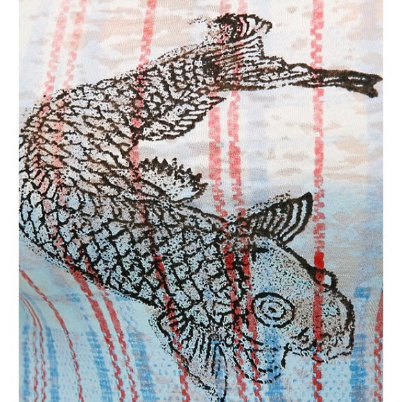 Free people shirt Shanghai Yogi Tee sz L - Picture 3 of 4