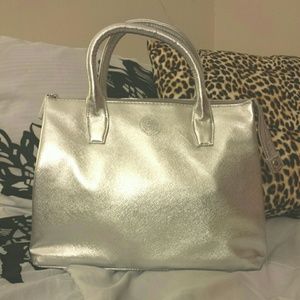 Metallic Silver Vince Camuto Handbag