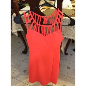 Coral dress