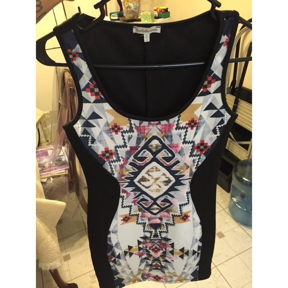 Printed mini dress!