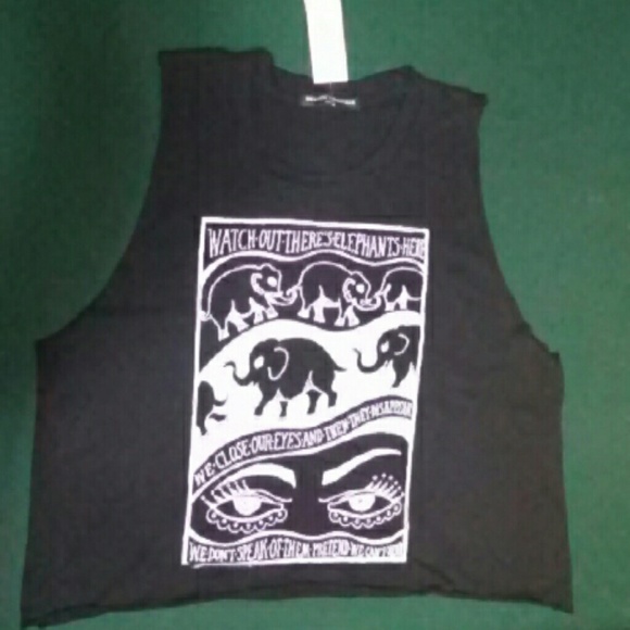 Brandy Melville Black muscle tank