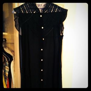BCBG maxazria dark navy dress