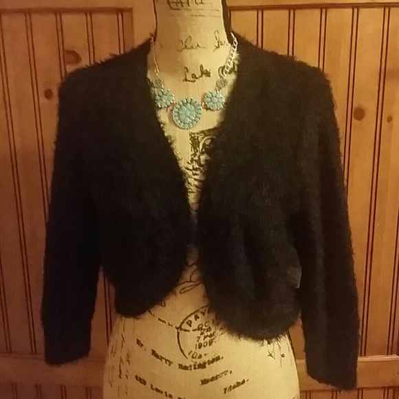 Beautiful fuzzy shrug