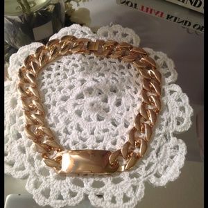 Cuban link collar Gold necklace