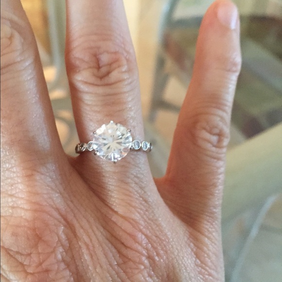 Imitation diamond ring