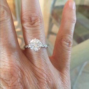 Imitation diamond ring