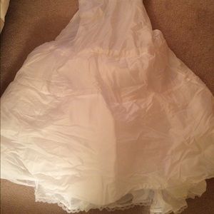 2 tiered wedding slip