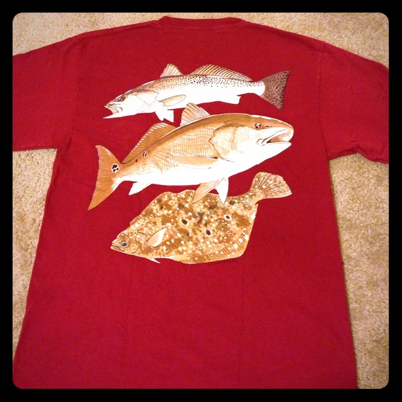 Maroon Guy Harvey T-shirt