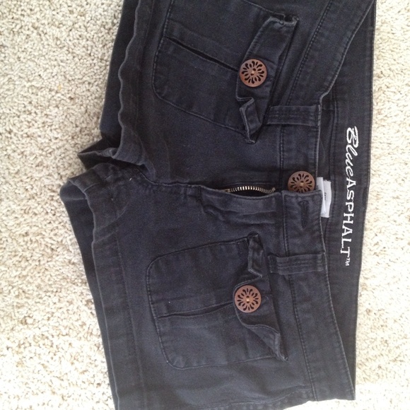 Black shorts fits like 26