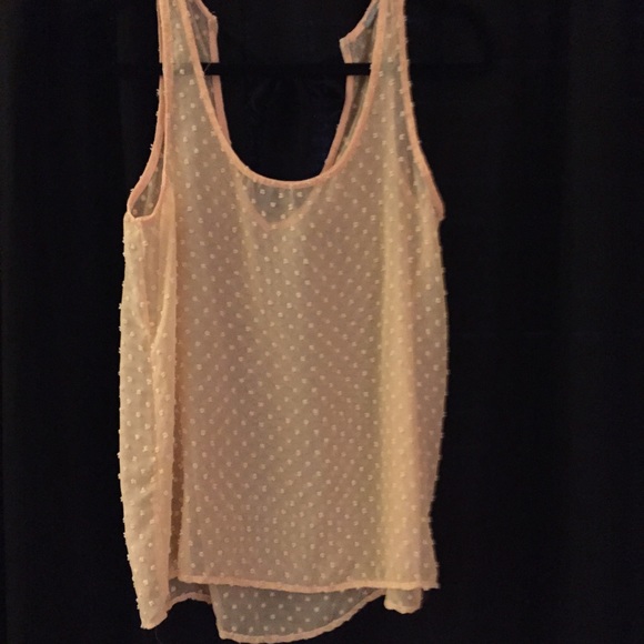 Blush Pink Bow Tie Tank - Picture 2 of 3