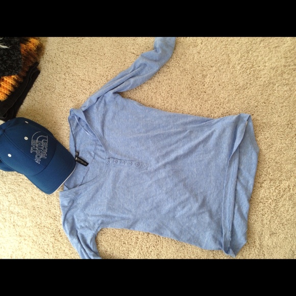 SOLD! Cotton on blue 3/4 sleeves shirt size Xs