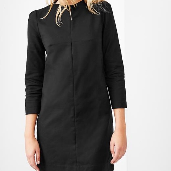 Gap dress black fitted shift