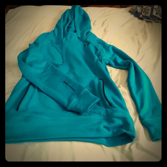 Under armour blue pullover hoodie