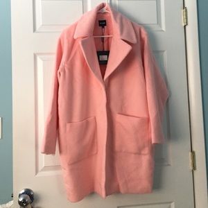 Misguided pink coat