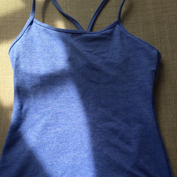Lulu lemon heather blue yoga tank