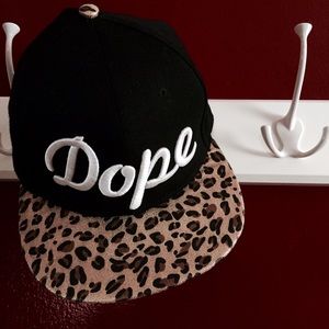 Dope Foiled Leopard Baseball Hat - Charlotte Russe