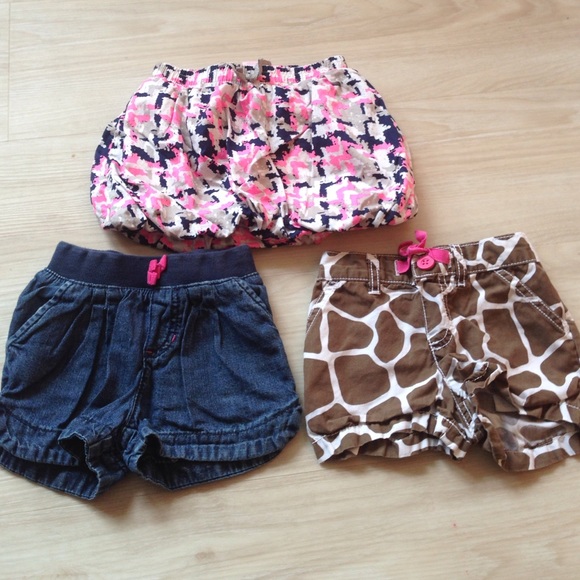 3T girls shorts and skirt