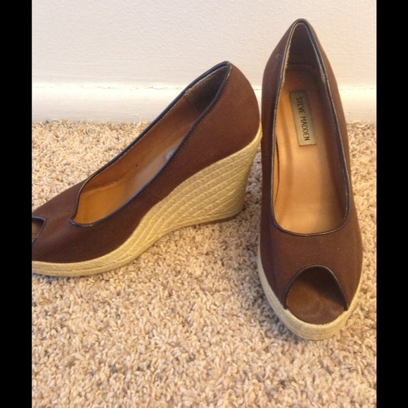 Brown Wedge heels by Steve Madden