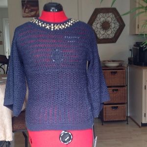 Navy blue sweater