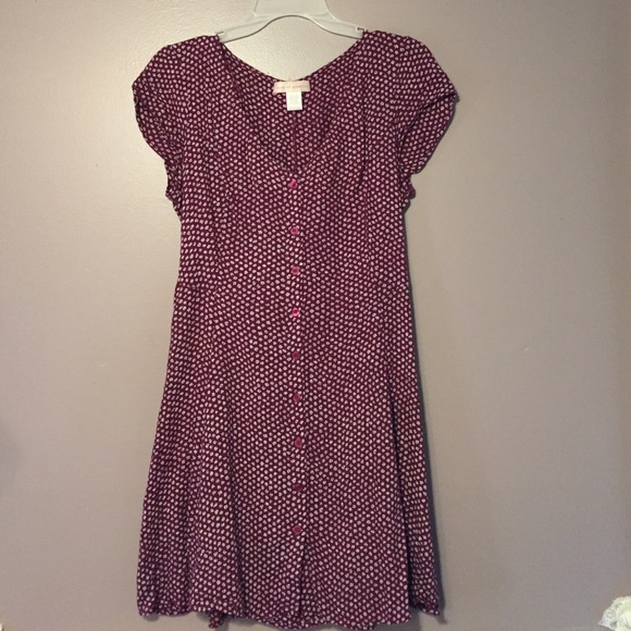 Floral corset-tie dress