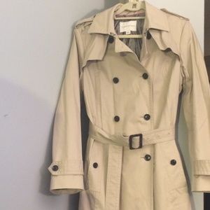 Banana Republic Khaki Trench Jacket