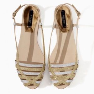 Gold & Silver sandals