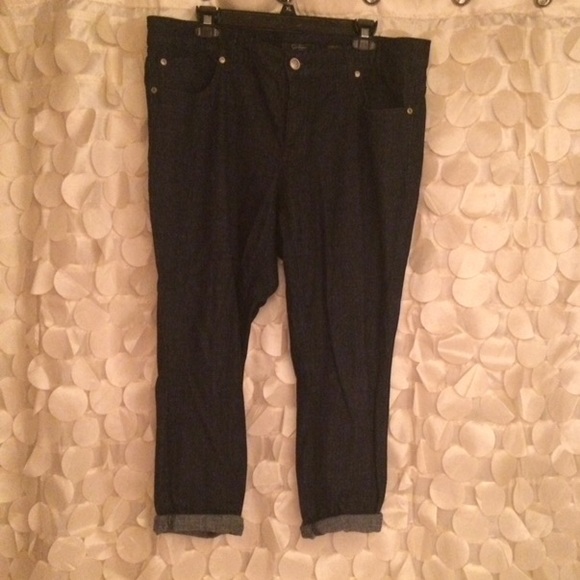 Jessica Simpson Dark Demin Capris