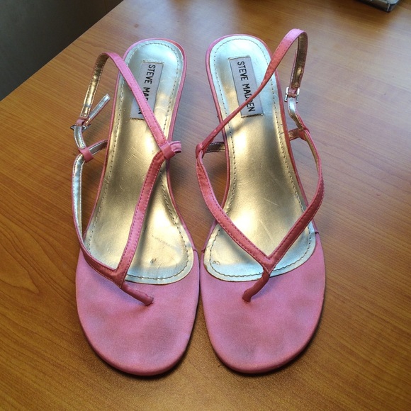 Steve Madden Pink Sandel Heels