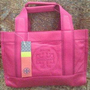 Tory Burch mini leather tote
