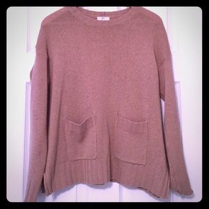 Joie beige sweater with pockets in front
