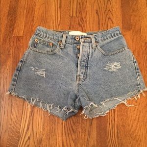 High waisted shorts