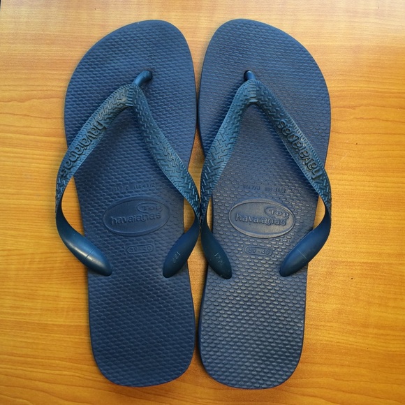 Navy sandals