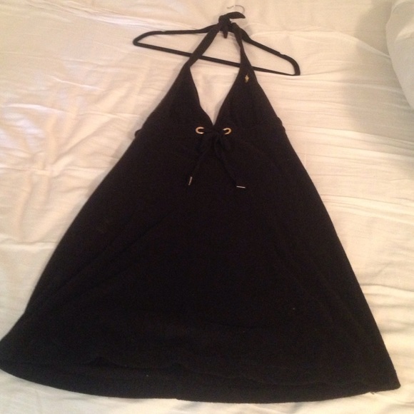 Ralph Lauren Terri cloth halter beach cover up