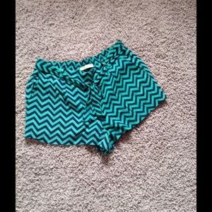 Cute and comfortable chevron shorts.
